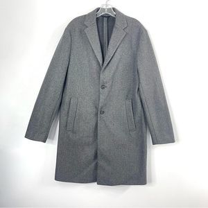 Men's Gray Wool Coat